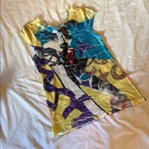 Custo womens shirt size 4 nwt